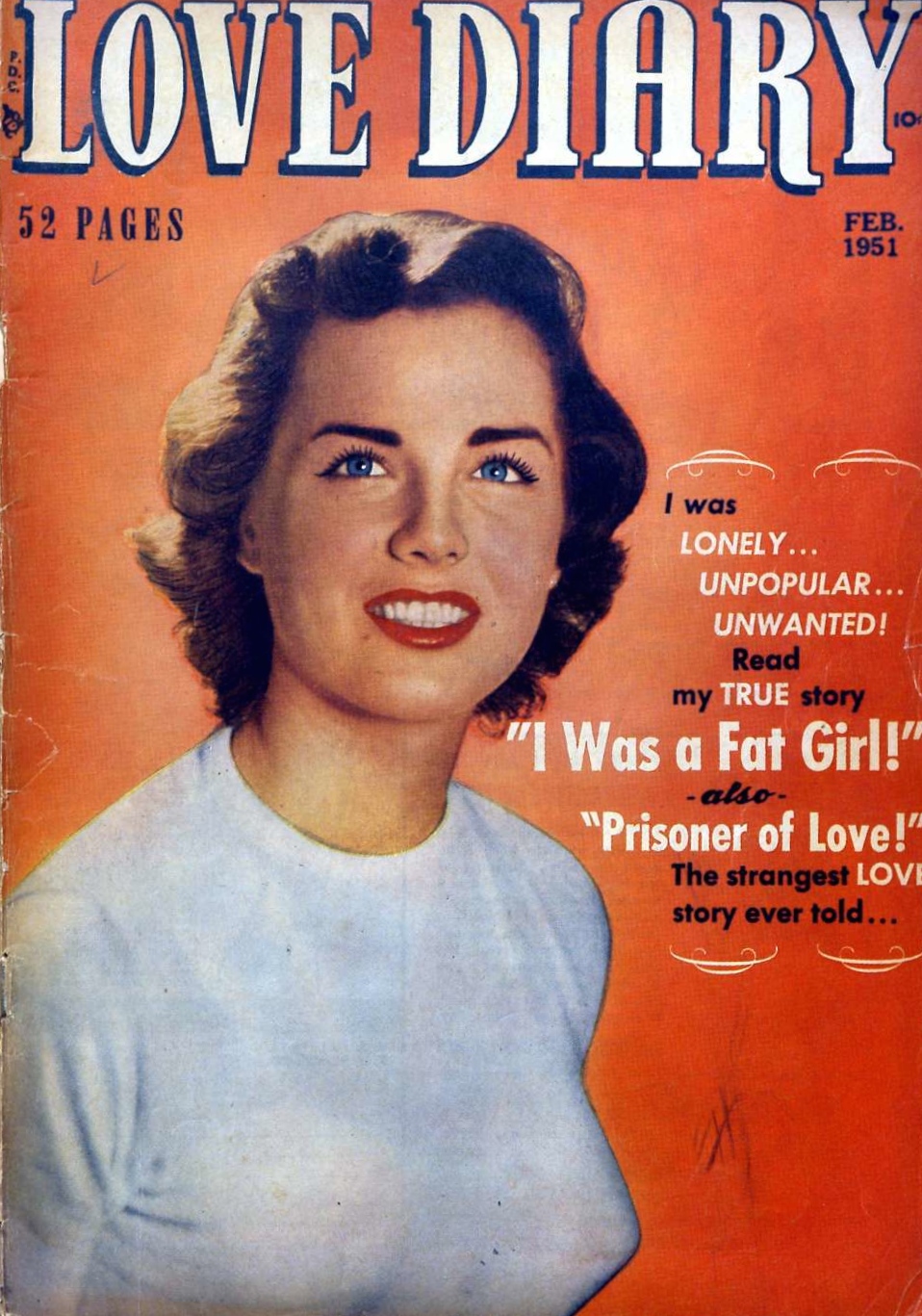 A truly nasty romance comic warns fat