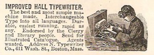 1893HallTypewriter