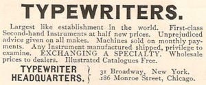 1893TypewriterHeadquarters