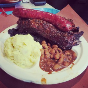 TwoMeatPlatterFranklinBBQ