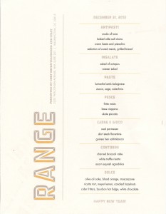 rangeNYEmenu