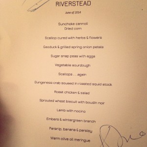 RiversteadMenu