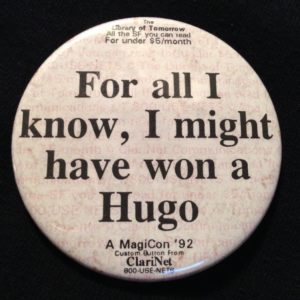 Worldcon1992ButtonHugo